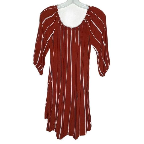 Faithfull Stripe Dress Red White - Picture 1 of 7